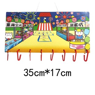 怀旧主题活动连串挂串零食布置六一儿童生日宴专用纸挂板挂钩头牌