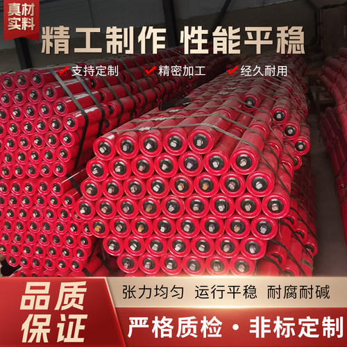 无动力托辊不锈钢滚筒托辊输送带托辊流水线滚筒皮带机配件全套