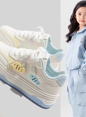 ABC DUSP官方正品儿童板鞋2025秋季舒适女童可爱休闲鞋时尚运动鞋