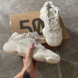 黑武士yeezy 运动鞋 女潮ins椰子500过毒2020秋冬季 黑色老爹鞋