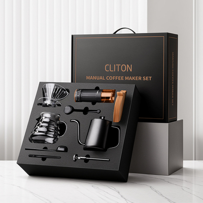 CLITON磨豆机外调档手冲礼盒套装