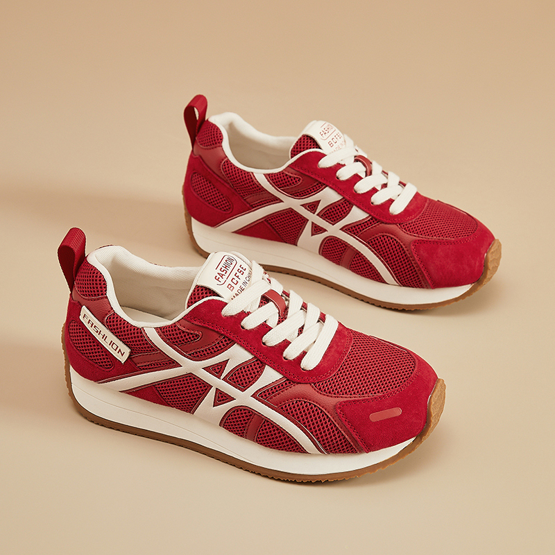 复古德训鞋女2025秋季新款阿甘鞋