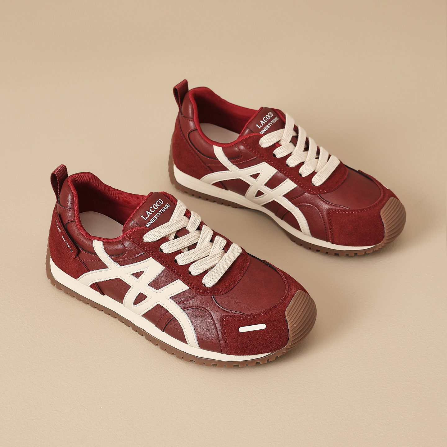 厚底增高魔术贴休闲板鞋女2025