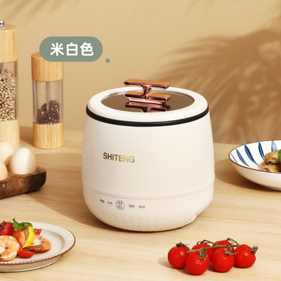 高颜值迷你电饭煲学生宿舍小型电饭锅煮饭煮粥锅炒菜火锅多功能