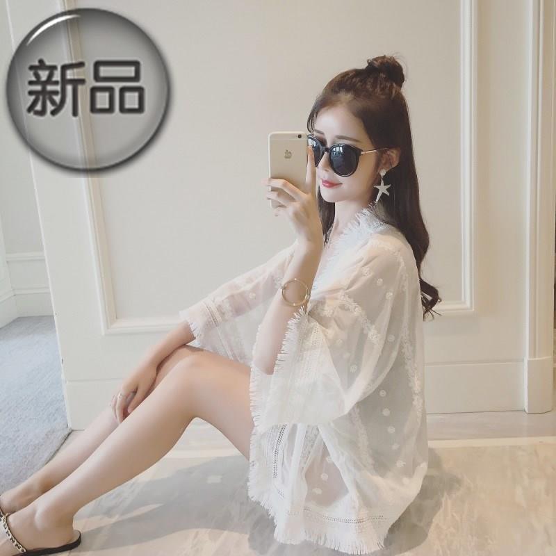 夏日沙滩防晒衣女中长款长衫外搭雪纺披风薄外套海边度潮99纱衣开|msdalam kategori Butik wanita / wanita, baju lace/baju chiffon - dari Buy2taobao.com untuk memberikan perkhidmatan ejen Taobao profesional membeli