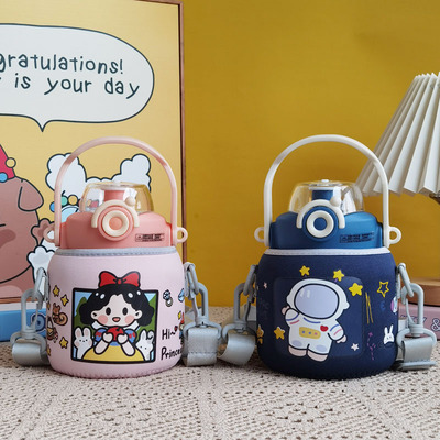 大肚杯保温杯套斜挎水杯套700ml