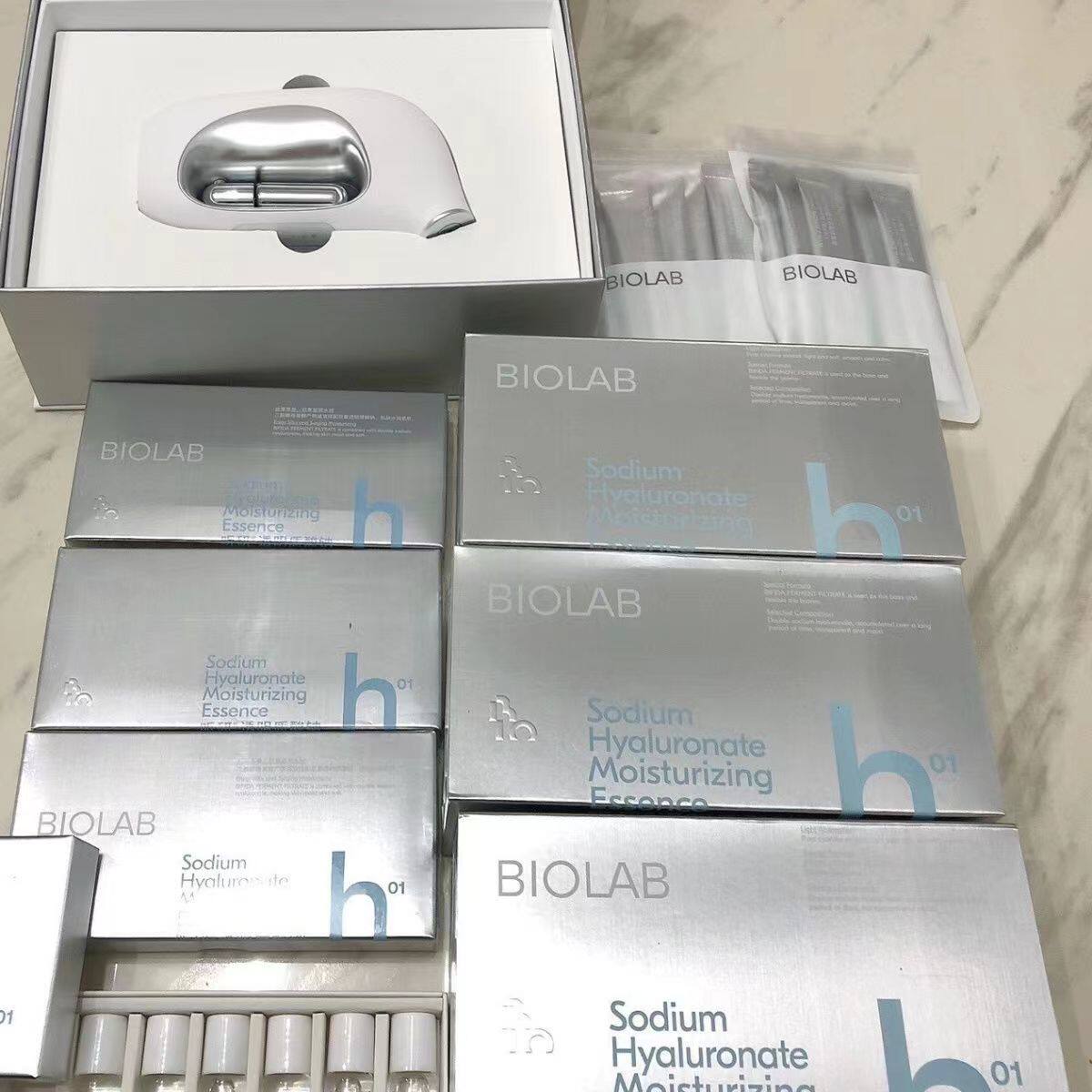 Biolab听研无水光感透明质酸钠沁润保湿精华液焕亮修护抗老官方正