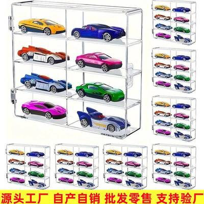 1比64小车展示盒164小汽车模型收纳盒子展示架整理柜TLV多美卡风