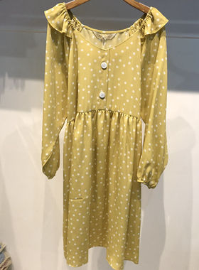 春装新款贝儿森孕妇装时尚雪纺孕妇连衣裙外出服50114