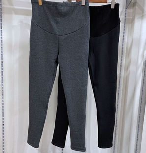 YWK894011 小脚裤 孕之彩冬特厚孕妇托腹裤 可调节加绒加厚打底裤