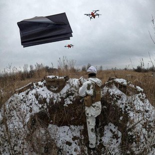 防红外光专用布打仗防无人机热成像监控摄像头拍摄看透遮挡布掩体