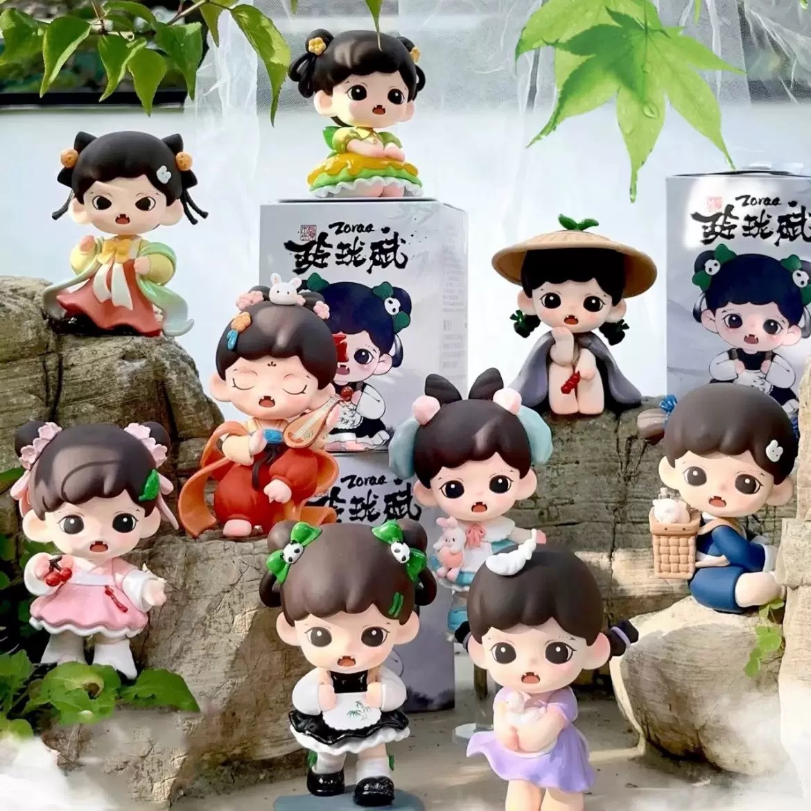 三代Zoraa玲珑赋系列盲盒手办