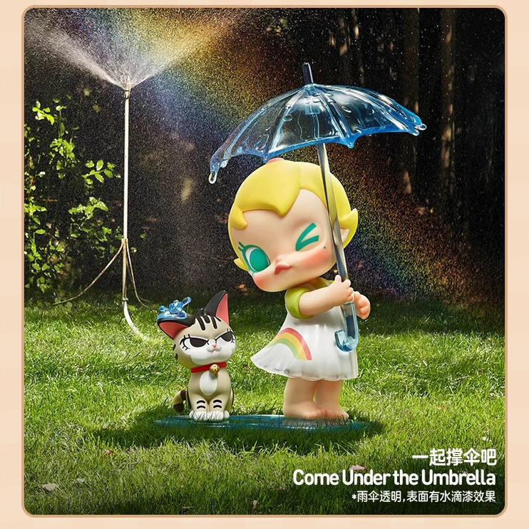 日本Aqi|正版泡泡玛特喵趣横手办