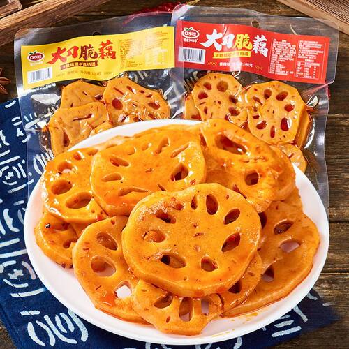 口水娃香辣脆藕片下饭解馋零食