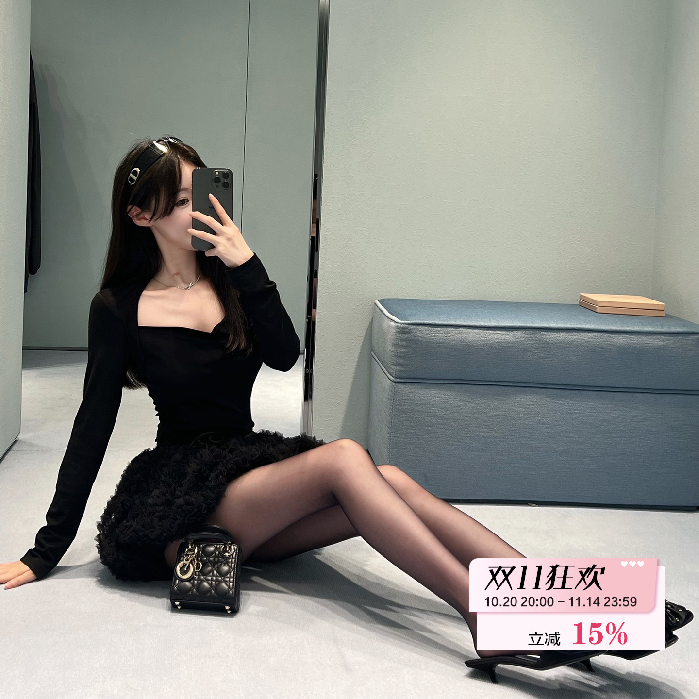 熊熊屋【微弱珠光】不透白黑色 自带磨皮自然色0D高透一线挡丝袜