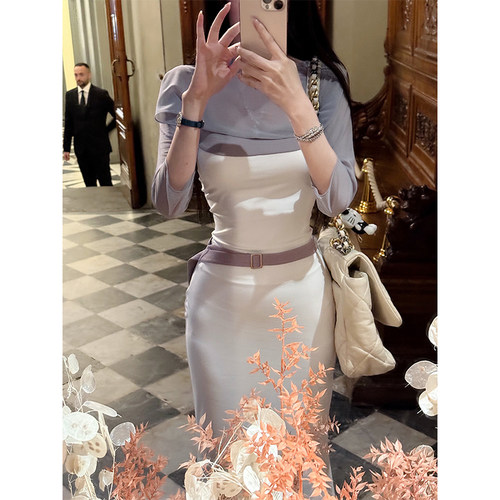 bear熊熊屋【南韩千金】韩女吊带包臀鱼尾半裙坎肩瑜伽服长裙套装