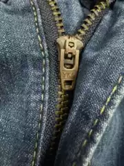 Japanese Retro Washed Wide-Leg Pure Cotton Jeans with a Combination of Scimitar and Lumberjack Elements, American-Style Workwear Multi-Pocket Pants