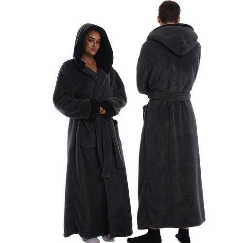 Wearable Blanket Pure Color Bathrobe Home Clothing Winter