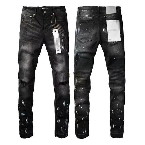 Mens Ripped Skinny Fit Stretch Denim Pants Casual Comfort