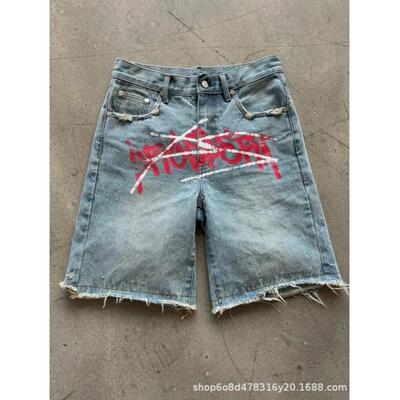 2025 American Retro Washed Loose Shorts - Unique Trendy
