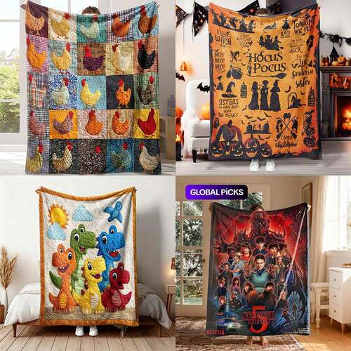 Sleep Token Pattern Blanket Soft Warm Throw Blanket