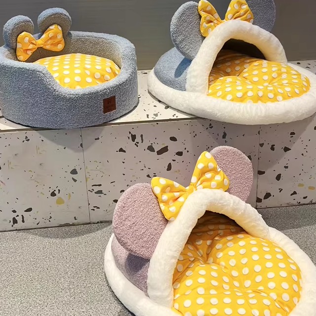 啵拉秋冬宠物猫狗窝垫子房子