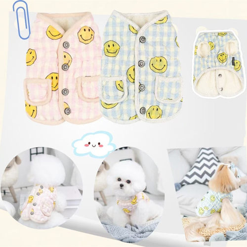 juniorpie宠物狗狗加绒保暖背心