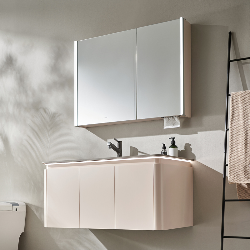 【仅支持门店发货】箭牌卫浴抗菌岩板台面陶瓷无缝拼接盆浴室柜