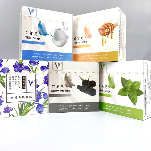 vjt小v薄荷皂蜂蜜皂蚕丝皂竹炭皂