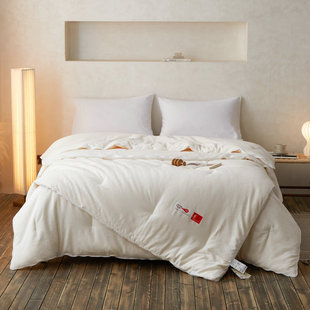 出口日本明治西川大豆子母被子纯棉A类被芯春秋冬季 抗菌加厚保暖