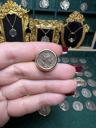 客订欣赏～古币戒指