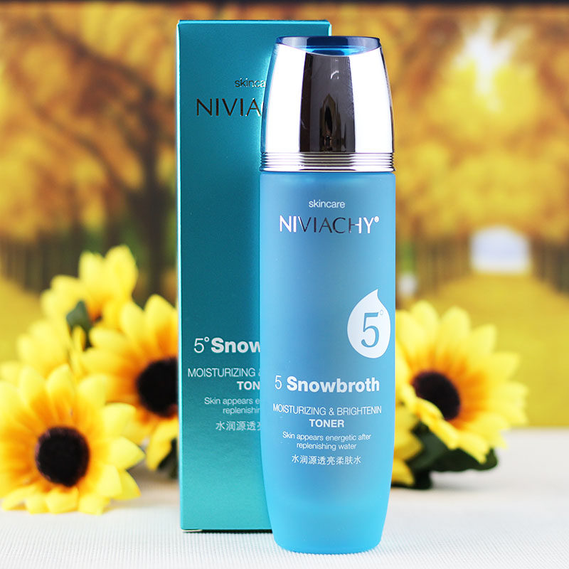 妮薇雅姿水润源透亮柔肤水 专柜生机水化妆爽肤水美容液补水保湿