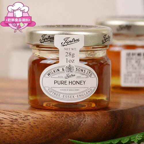 缇树纯蜂蜜果酱28g*72瓶整箱 英国进口Tiptree结婚婚礼伴手礼喜蜜