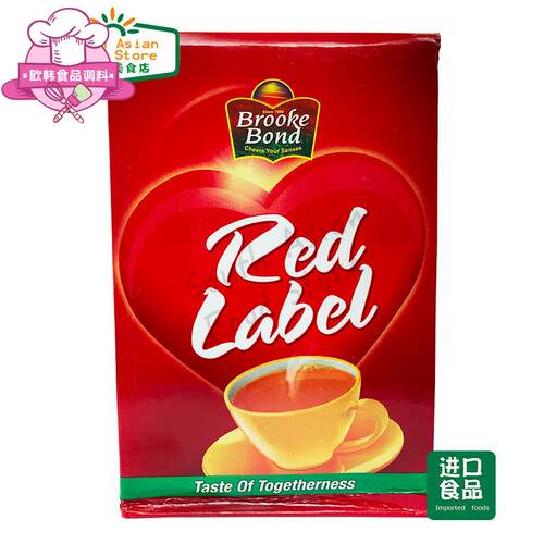 Indian food布鲁克邦德红茶 Black tea 红标茶 Red Label Tea红茶