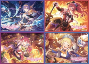 公主连结/连接 Movic角色卡套 6星 美冬 秋乃 珠希 由加莉