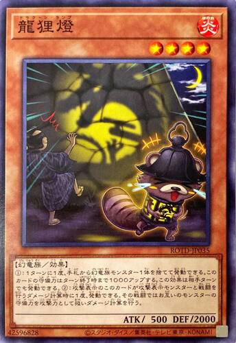 [苍之神话]游戏王 1101 ROTD 龙狸灯 NR 日文 日版