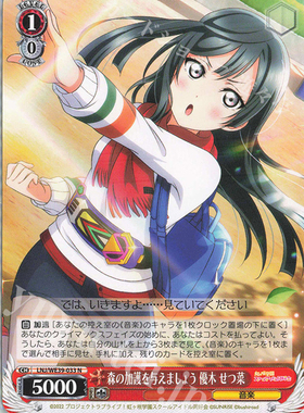 WS LL SIF系列10周年 森の加護を与えましょう 優木 せつ菜 N/FP