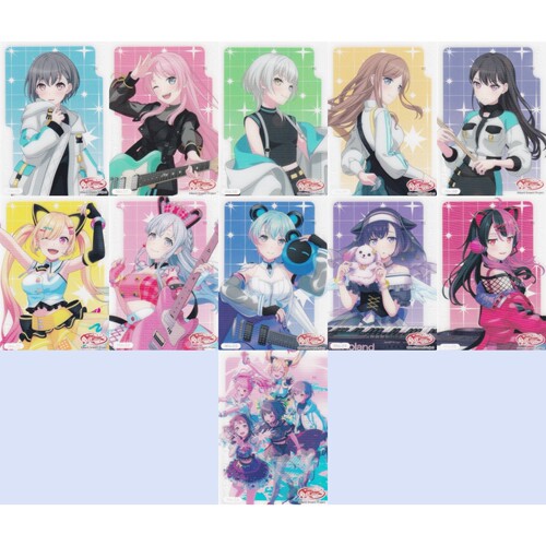 武士道塑料透明收集卡 BanG Dream! 10th Anniversary vol.1(2)