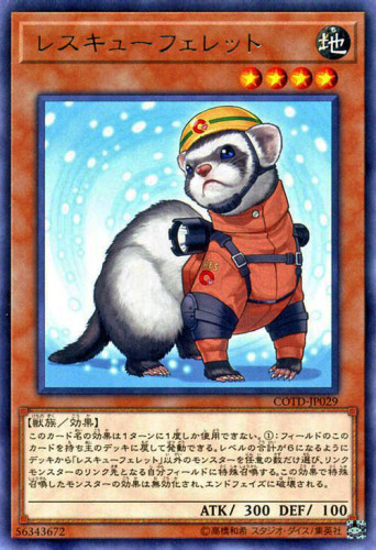 [苍之神话]游戏王 1001 COTD 救援雪貂 R 日文 日版