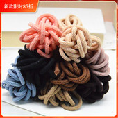 加粗4mm网纹皮筋diy制作头绳原材料发圈编织高弹力扎发圆绳半成品