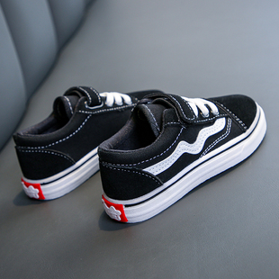 儿童帆布鞋男童鞋2025新款网红低帮中大童宝宝鞋女童鞋板鞋运动鞋