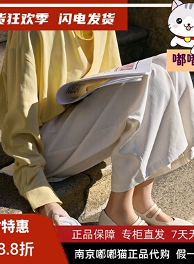 KISSCAT接吻猫2026春玛丽珍单鞋条带玛丽珍鞋小高跟鞋K76117A-10