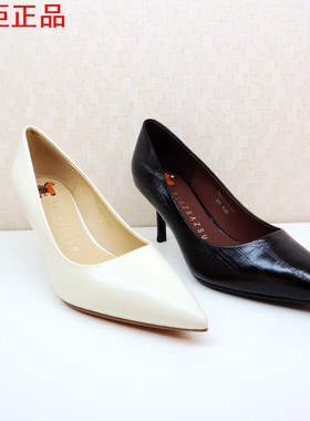 zsazsazsu莎莎苏2026春羊皮尖头浅口细高跟单鞋Z76107A-10 有33码