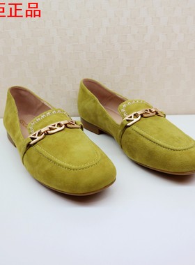 KISSCAT接吻猫2026春季乐福鞋通勤平底鞋软底豆豆鞋女K76137A-51