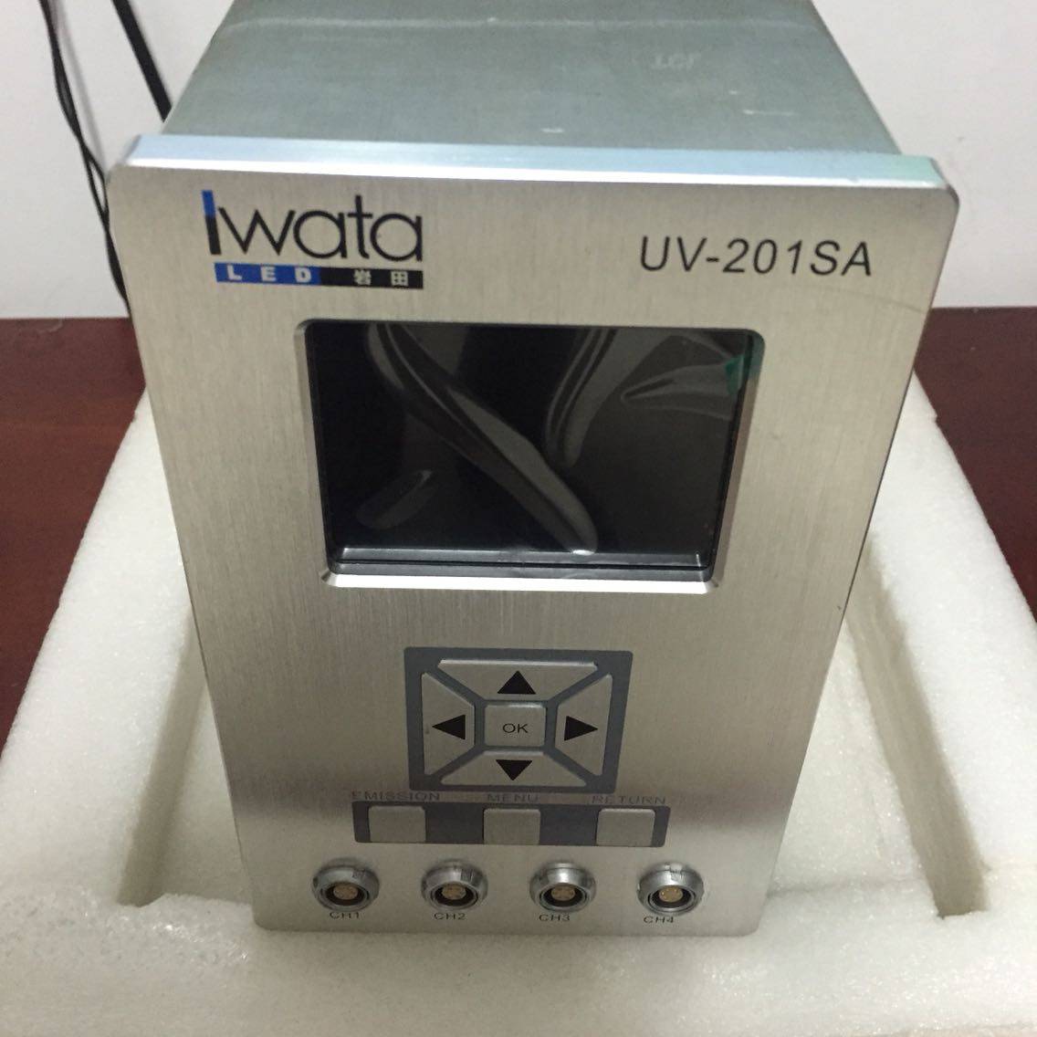 全新原装日本岩田UV-LED点光源机UV-201SA光固化机配4个照射头