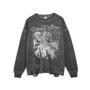 重金属高街美式长袖打底新款男女上衣博多之子Children of Bodom