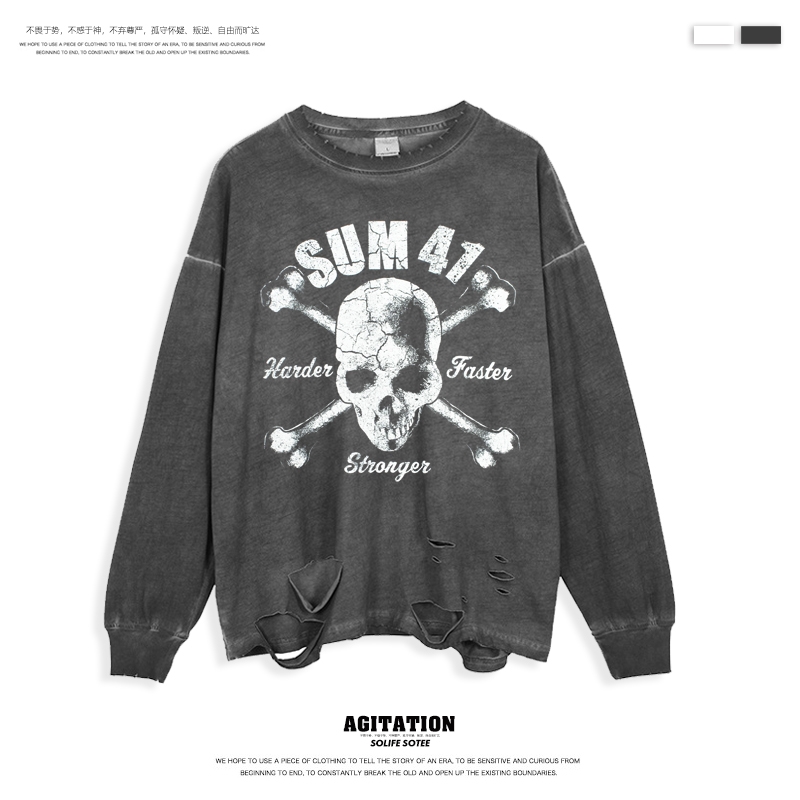朋克41摇滚乐印花恤欧美