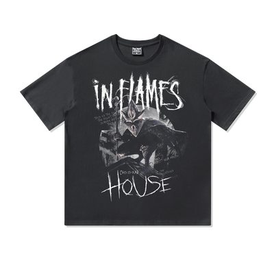 ArchEnemy大敌高街摇滚印花嘻哈宽松学生纯棉潮牌短袖T恤oversize