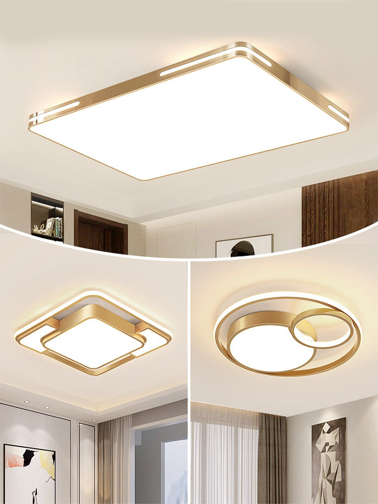 LED 천장 조명 미니멀리스트 거실 메인 조명 침실 샹들리에 컬렉션 광동성 중산의 현대적이고 단순하고 분위기 있는 가정용 사용
