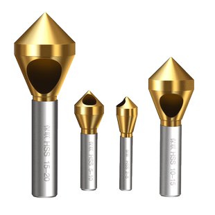 斜孔倒角器倒锥度孔螺丝沉孔刀倒角刀90度去毛刺扩孔内排屑倒角钻